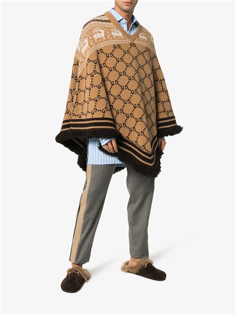 gucci poncho jacket